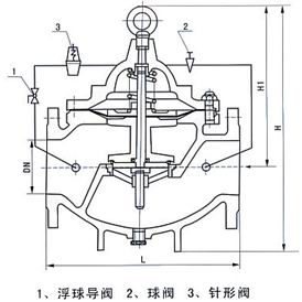 200X減壓閥結構圖